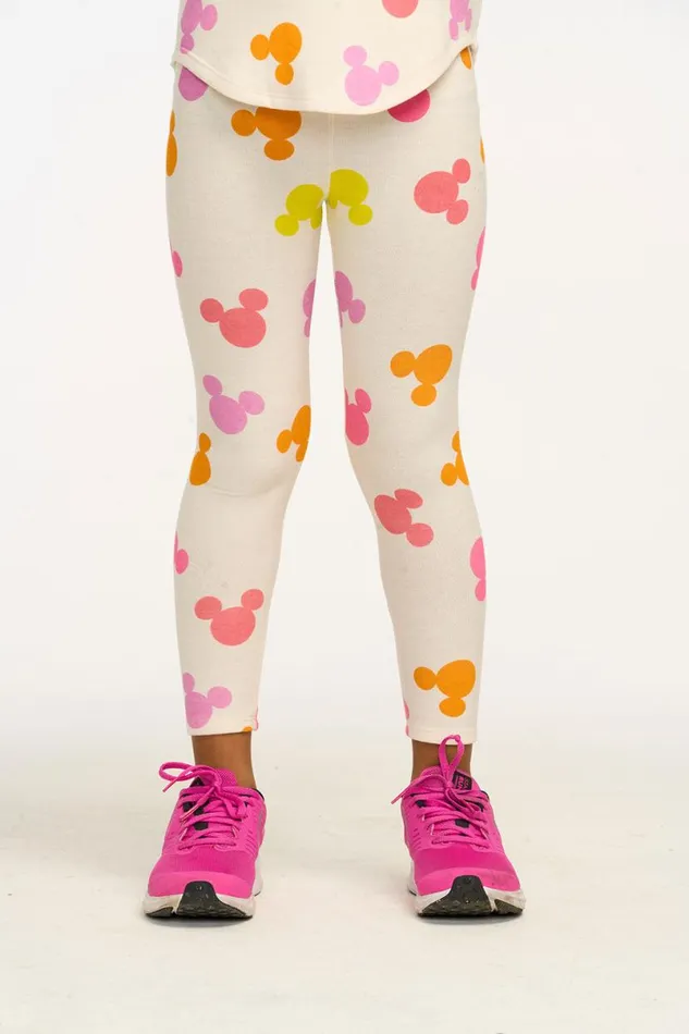 Kids Girls Chaser Brand Disney Mickey Mouse 034All Over Icons034 Leggings