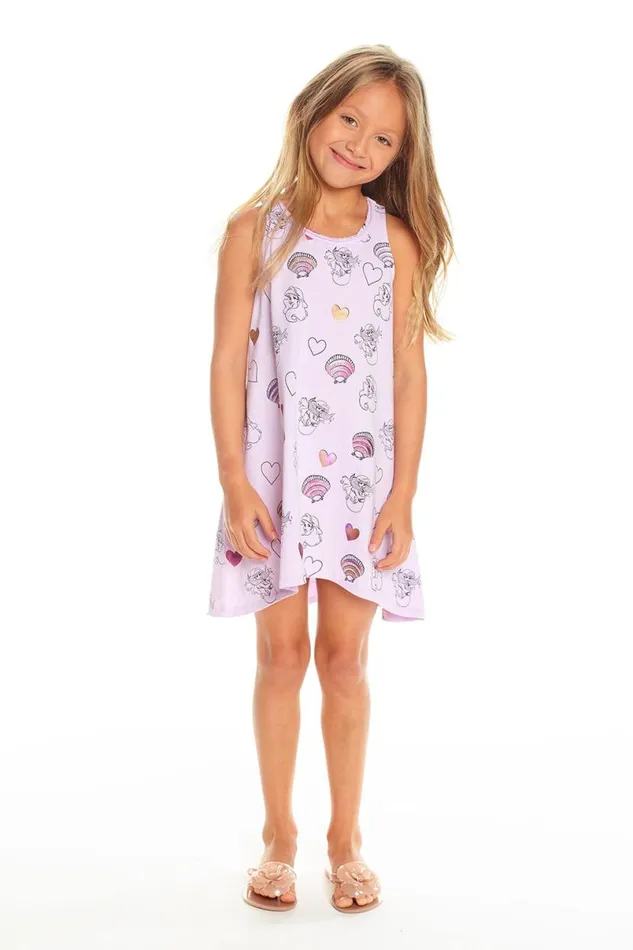 Kids Girls Chaser Brand Disneys The Little Mermaid 8211 Mermaid Hearts and Shells