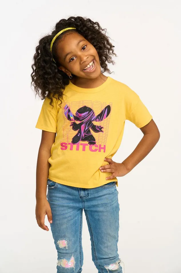 Kids Girls Chaser Brand Disney Stitch 034Space Age034 Tee