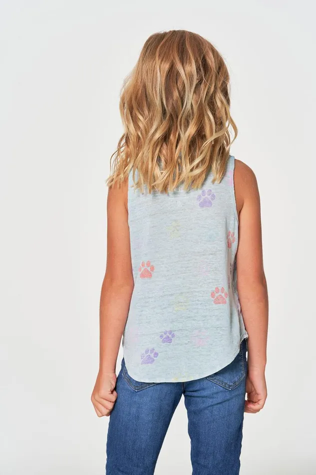 Kids Girls Chaser Brand Dog Charity Tank