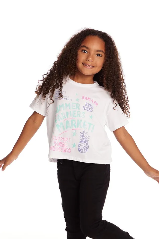 Kids Girls Chaser Brand Farmers Market Girls Tee