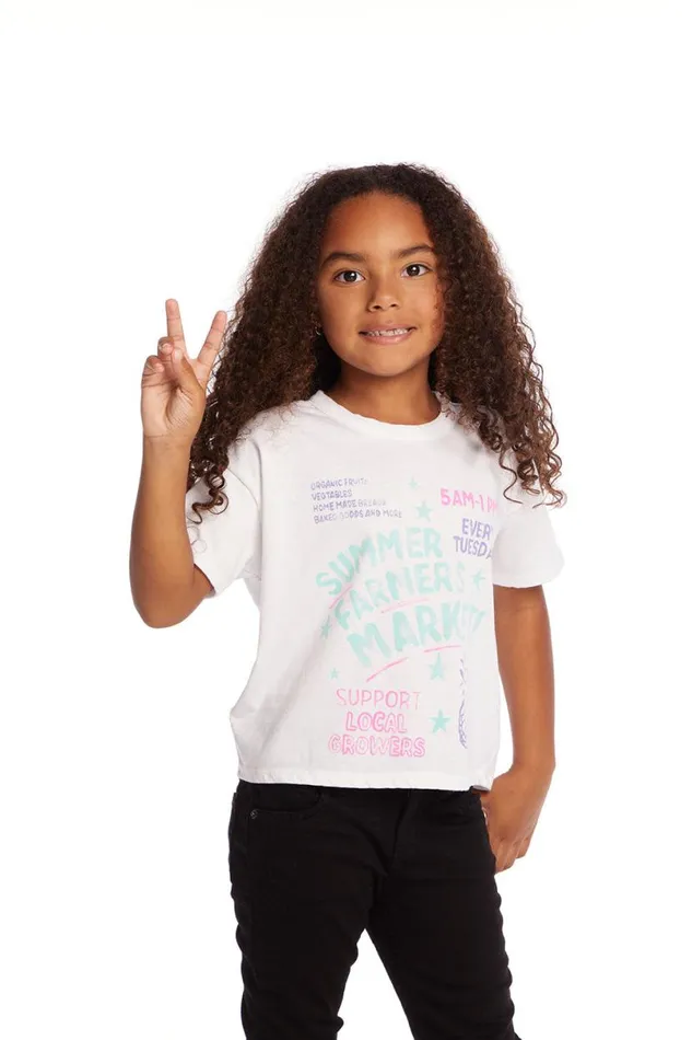 Kids Girls Chaser Brand Farmers Market Girls Tee