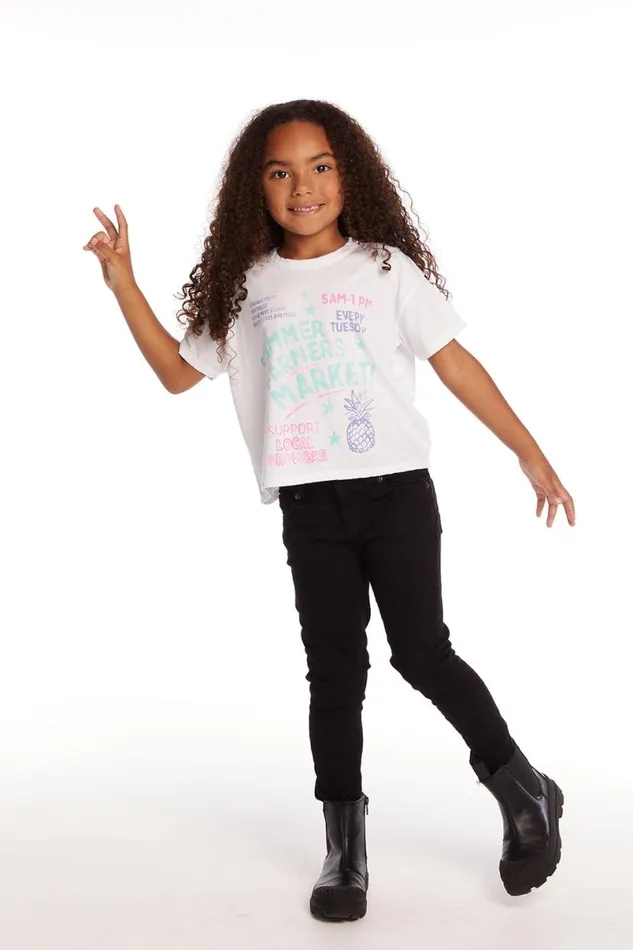Kids Girls Chaser Brand Farmers Market Girls Tee