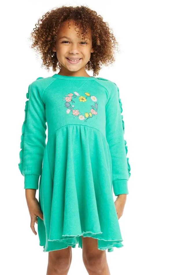 Kids Girls Chaser Brand Flower Heart
