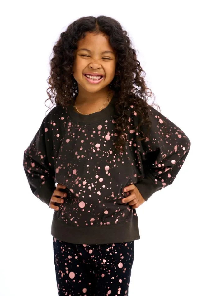 Kids Girls Chaser Brand Foil Splatter