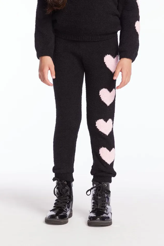 Kids Girls Chaser Brand Fuzzy Fleece Sweetie Legging