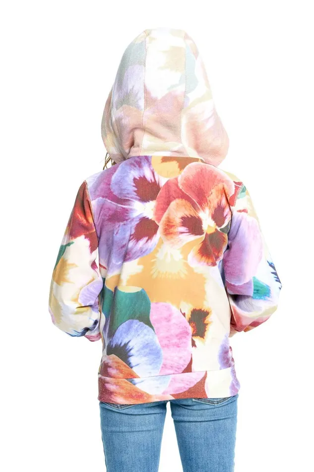Kids Girls Chaser Brand Girls Heirloom Wovens Zip Up Hoodie Jacket