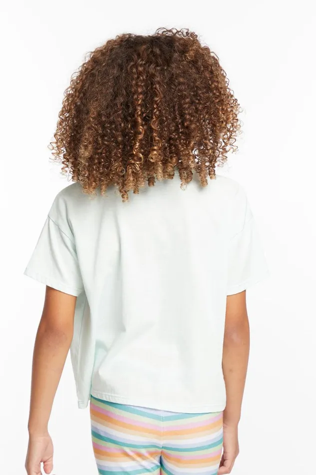 Kids Girls Chaser Brand Good Vibes Sun Girls Tee
