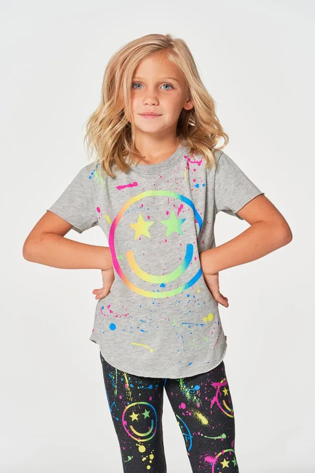 Kids Girls Chaser Brand Happy Face