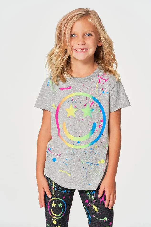 Kids Girls Chaser Brand Happy Face