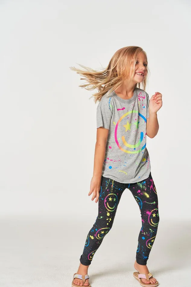 Kids Girls Chaser Brand Happy Face