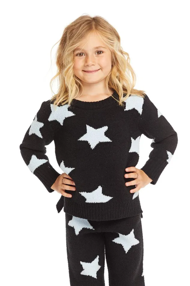 Kids Girls Chaser Brand Hawthorn Licorice Star Pullover