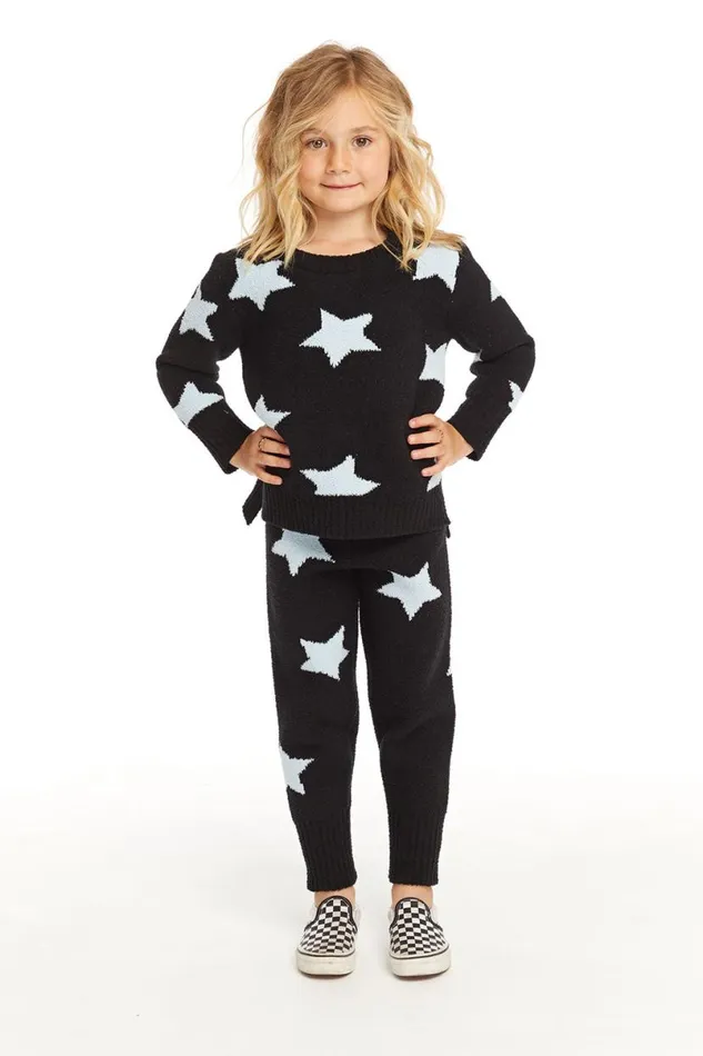 Kids Girls Chaser Brand Hawthorn Licorice Star Pullover