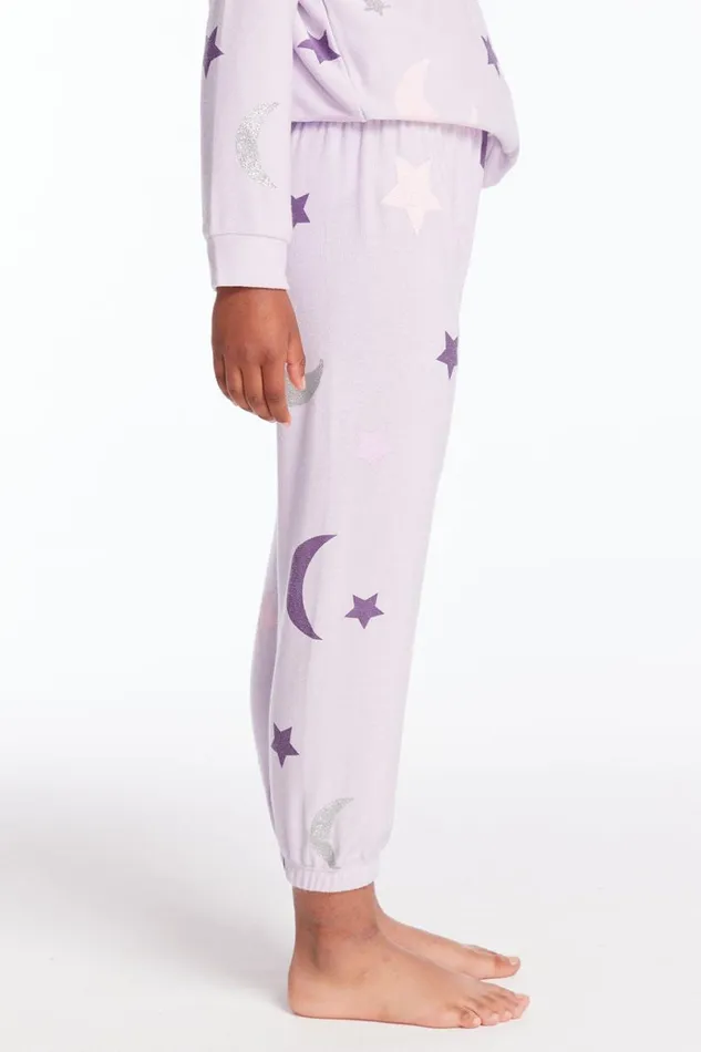 Kids Girls Chaser Brand La Luna Girls Sweatpants