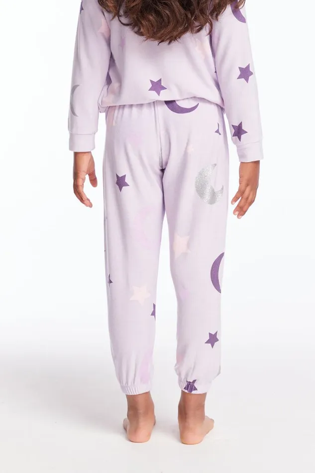 Kids Girls Chaser Brand La Luna Girls Sweatpants