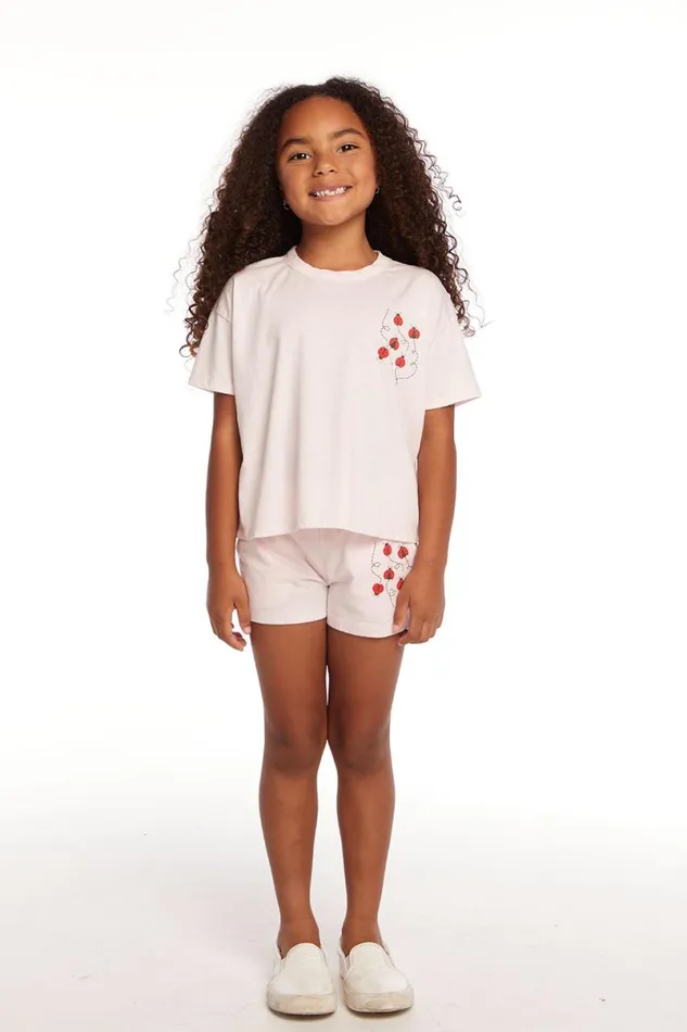 Kids Girls Chaser Brand Ladybugs Girls Shorts