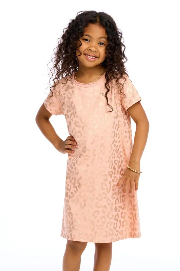 Kids Girls Chaser Brand Leopard Foil