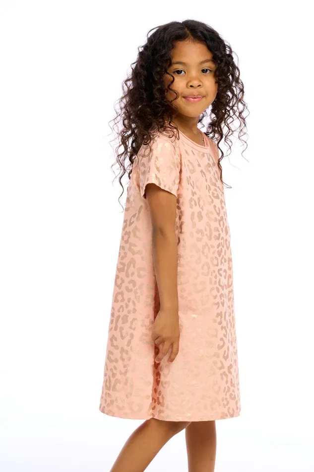 Kids Girls Chaser Brand Leopard Foil