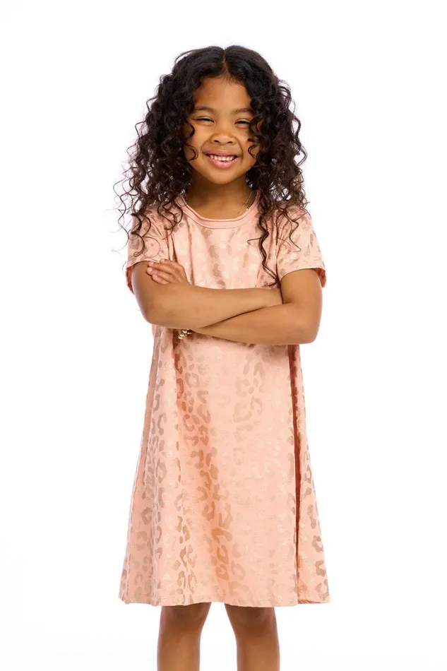 Kids Girls Chaser Brand Leopard Foil