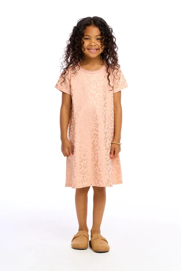 Kids Girls Chaser Brand Leopard Foil