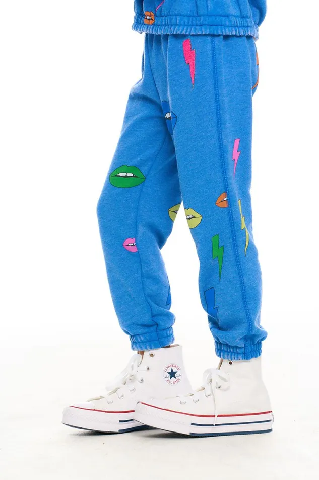 Kids Girls Chaser Brand Lips and Bolts Pant
