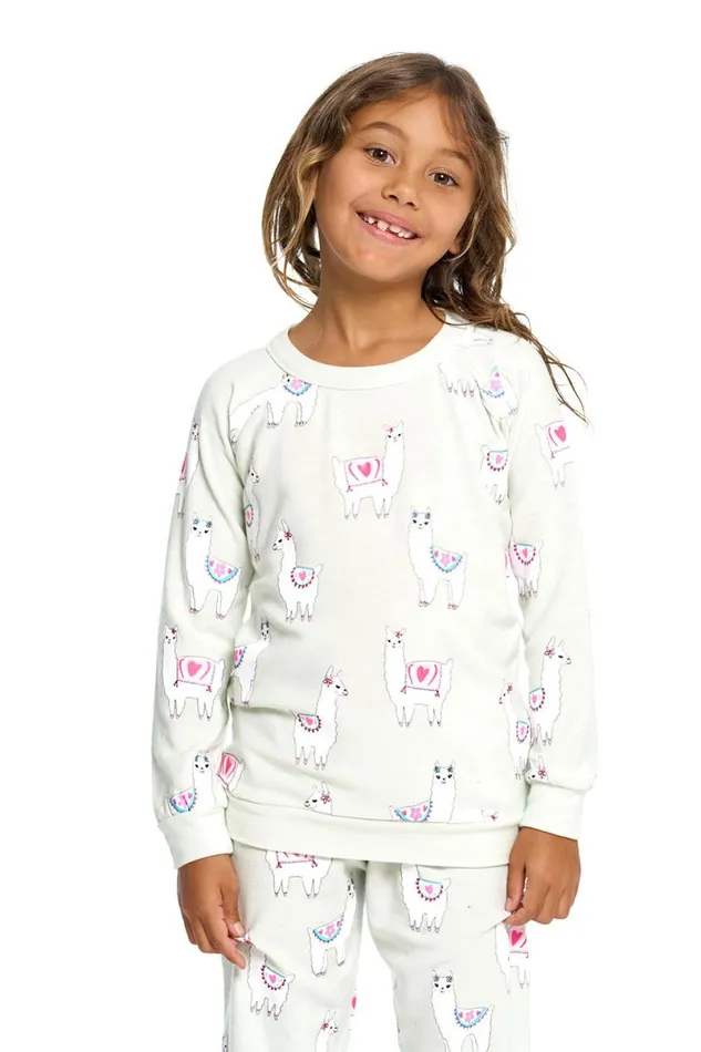 Kids Girls Chaser Brand Llama Vacation