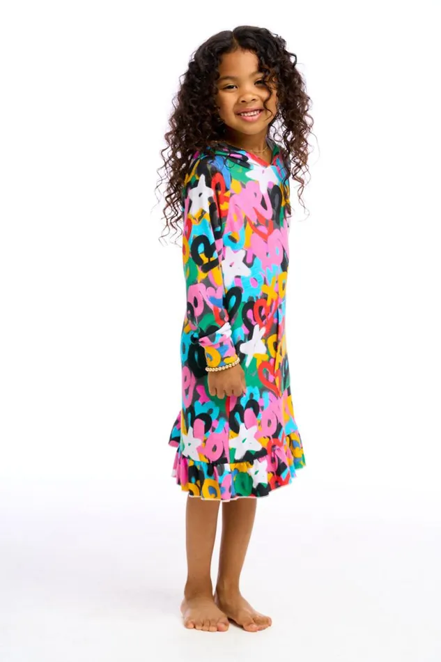 Kids Girls Chaser Brand Love Graffiti