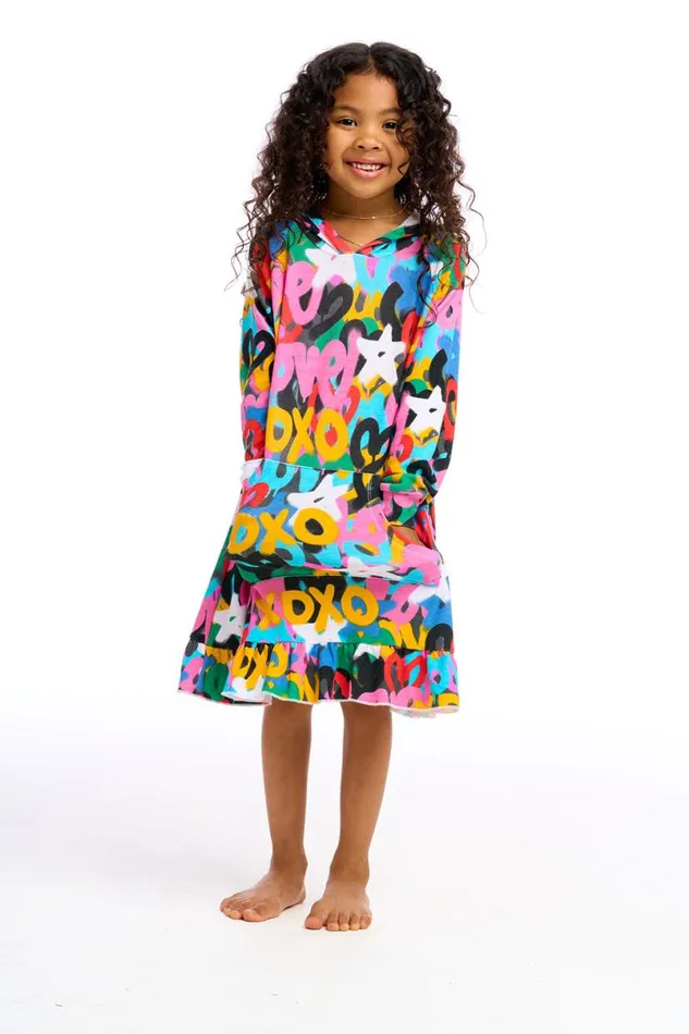 Kids Girls Chaser Brand Love Graffiti