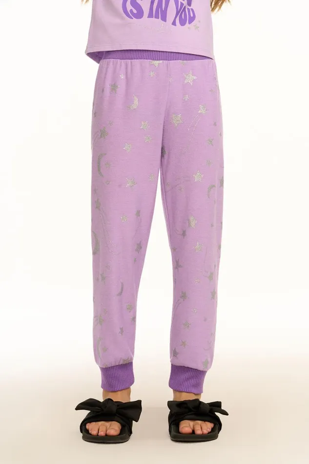Kids Girls Chaser Brand Magic Galaxy Joggers