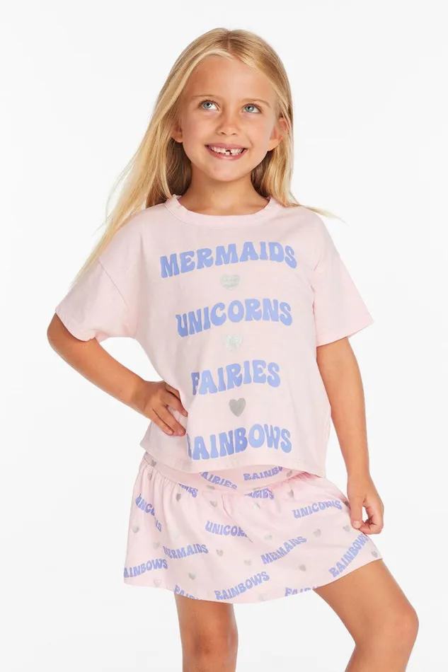 Kids Girls Chaser Brand Mermaid and Friends Girls Tee