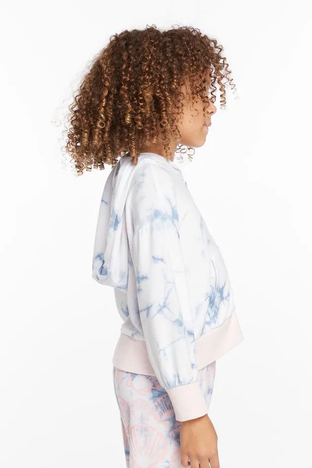Kids Girls Chaser Brand Mermaid Shell Girls Zipup Hoodie