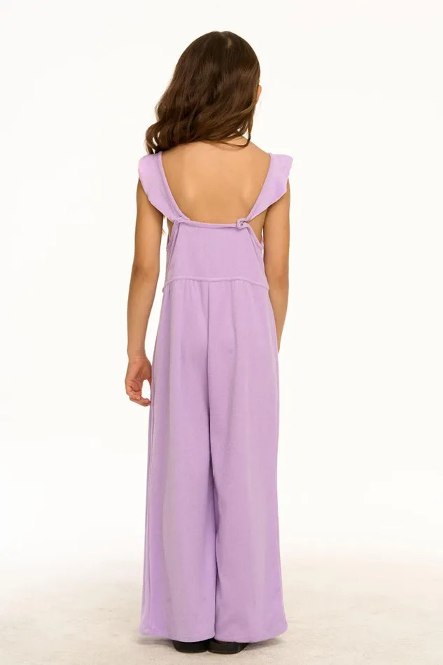 Kids Girls Chaser Brand Monterey Digital Lavender Jumpsuit