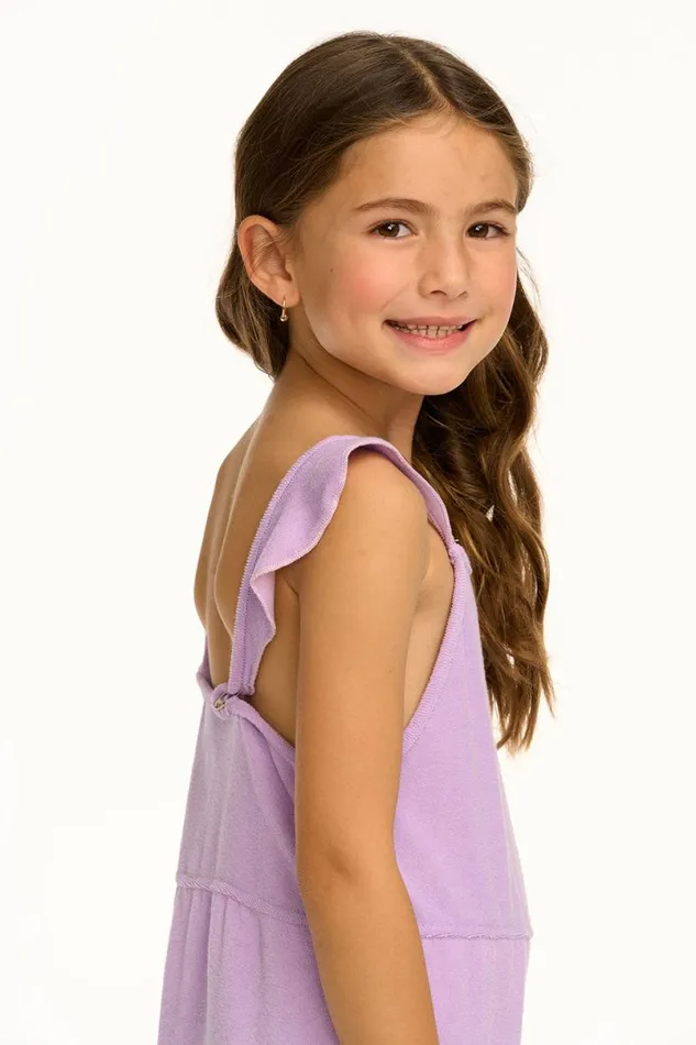 Kids Girls Chaser Brand Monterey Digital Lavender Jumpsuit