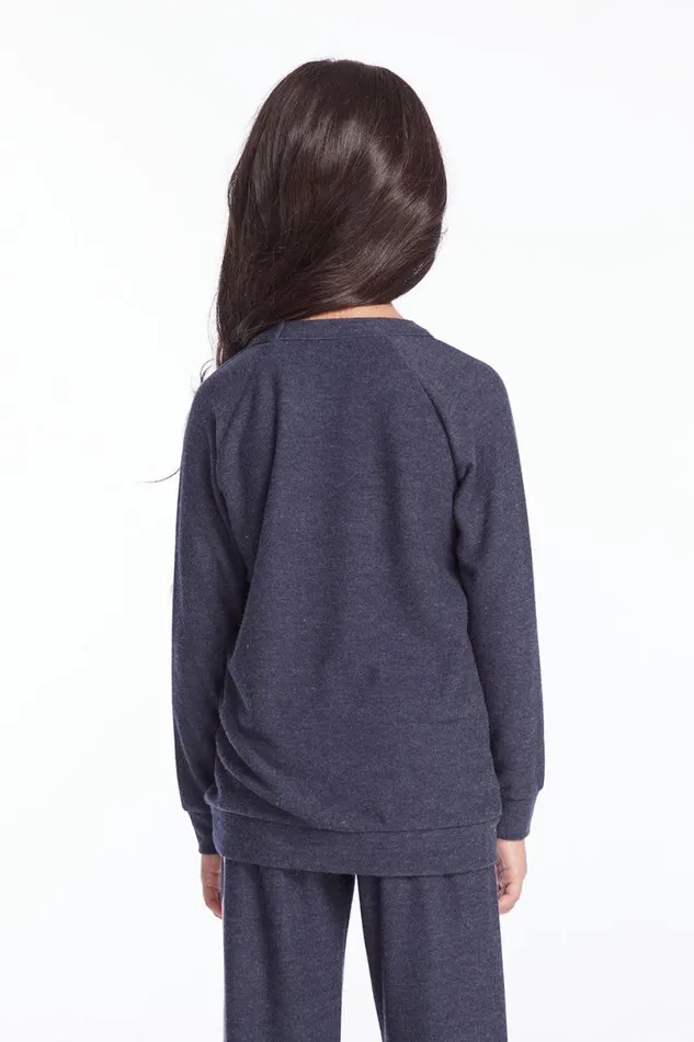 Kids Girls Chaser Brand Multi Bolt Girls Pullover