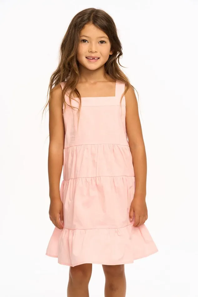 Kids Girls Chaser Brand Nova Cotton Poplin Tank Dress 8211 English Rose