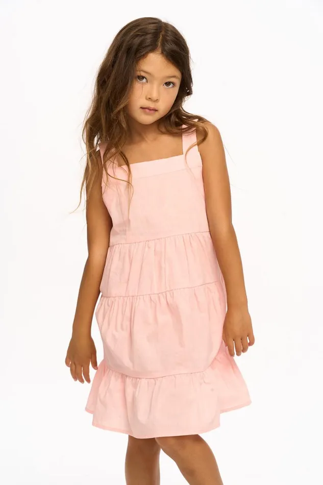 Kids Girls Chaser Brand Nova Cotton Poplin Tank Dress 8211 English Rose