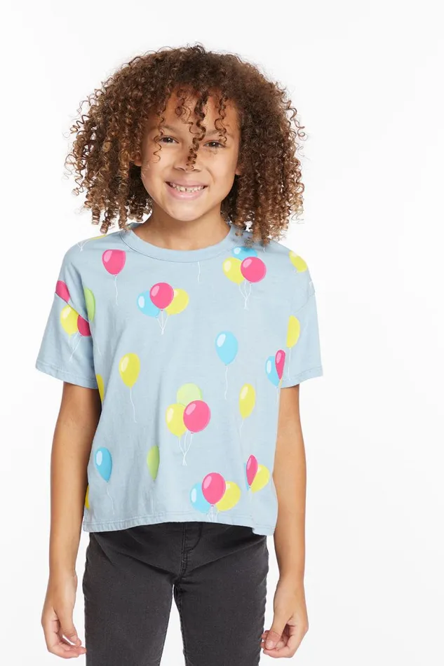 Kids Girls Chaser Brand Party Balloons Girls Tee