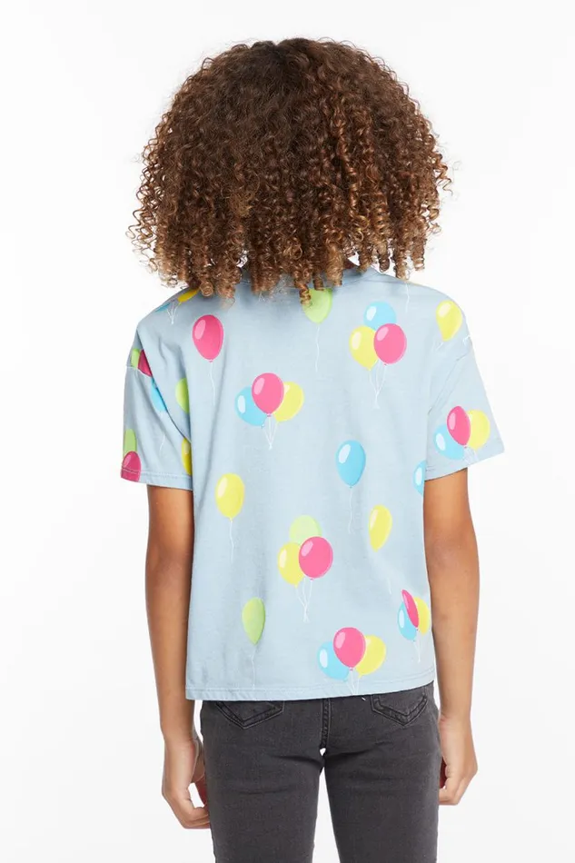 Kids Girls Chaser Brand Party Balloons Girls Tee