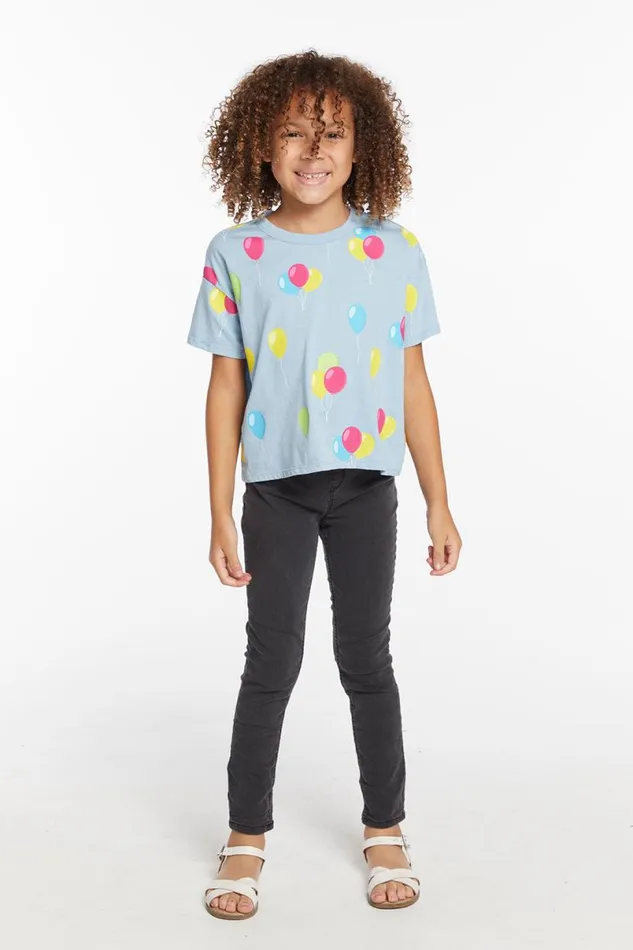 Kids Girls Chaser Brand Party Balloons Girls Tee