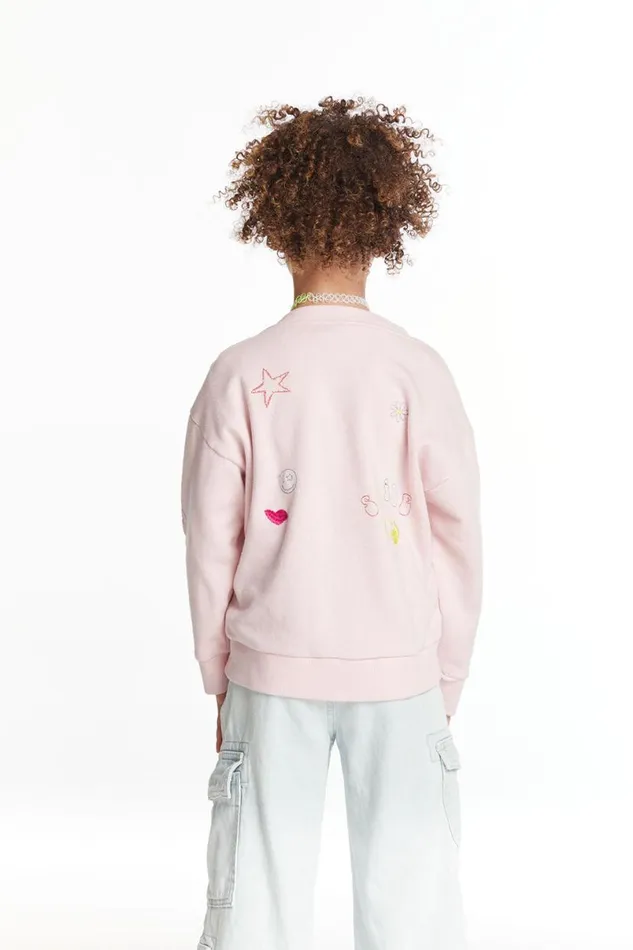 Kids Girls Chaser Brand Peace Love Smile Girls Cardigan