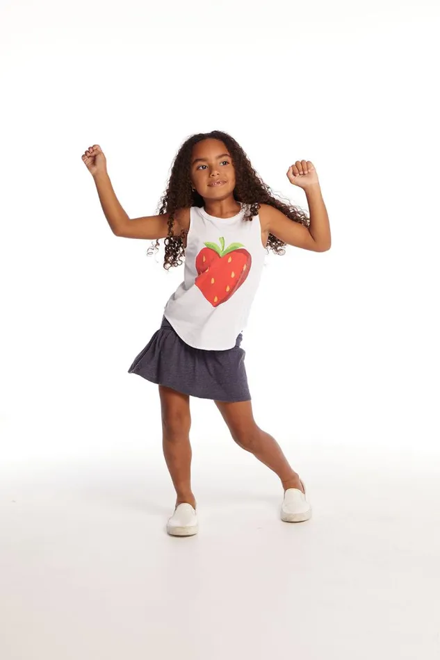 Kids Girls Chaser Brand Peplum Avalon Girls Peplum Skort