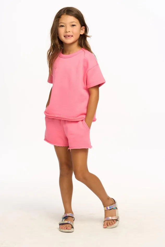 Kids Girls Chaser Brand Peyton Short 8211 Pink Lemonade