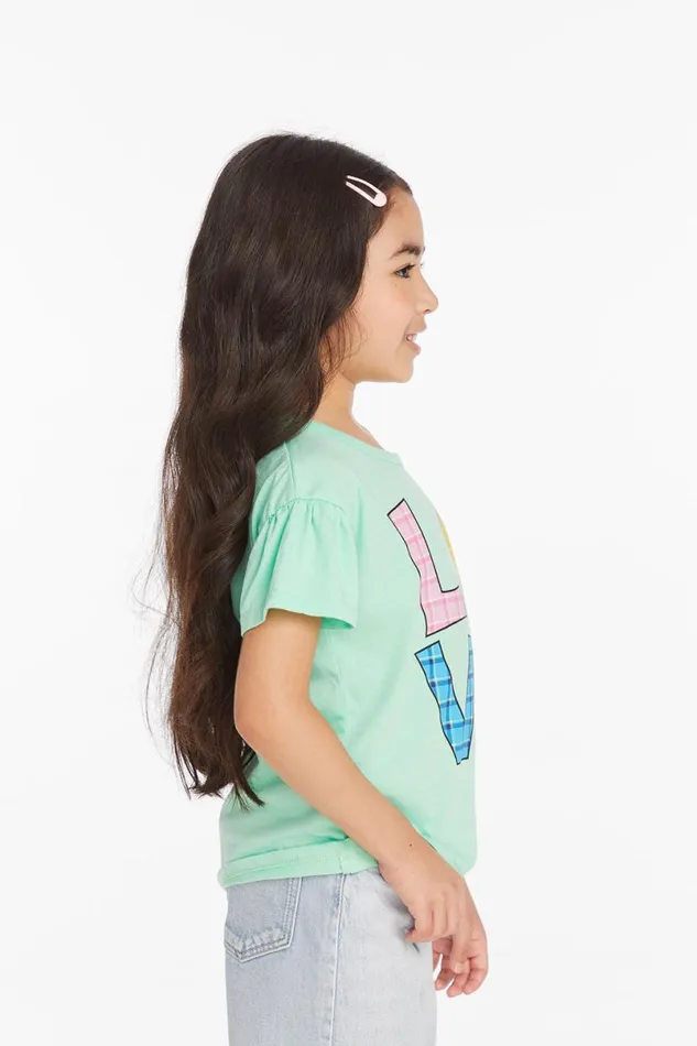 Kids Girls Chaser Brand Picnic Love Girls Tee