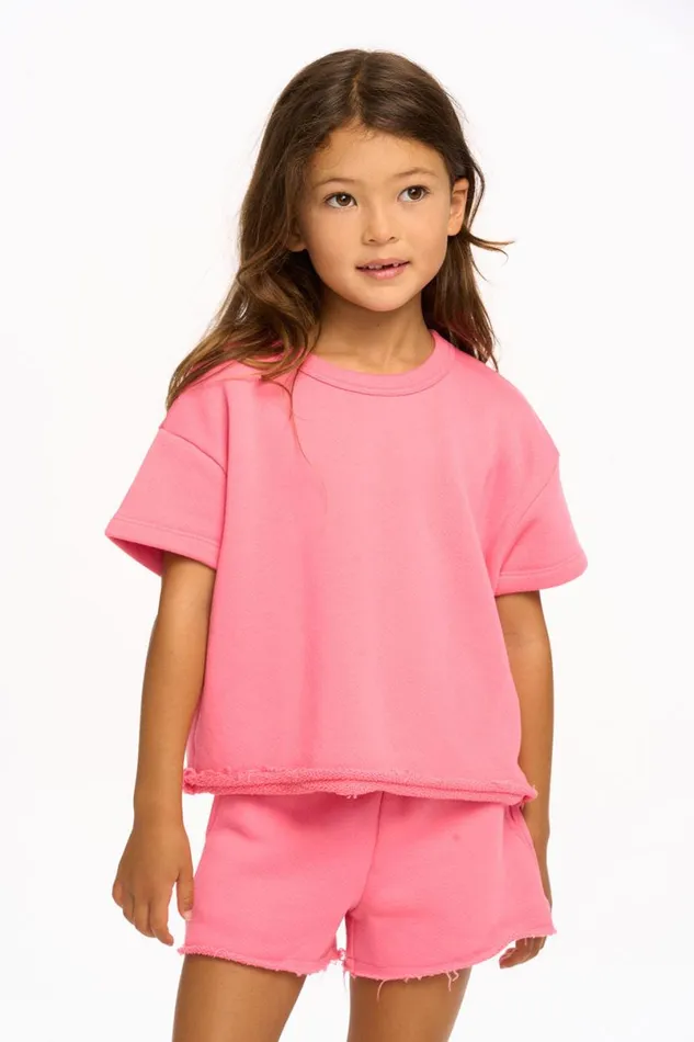 Kids Girls Chaser Brand Piper Pullover 8211 Pink Lemonade