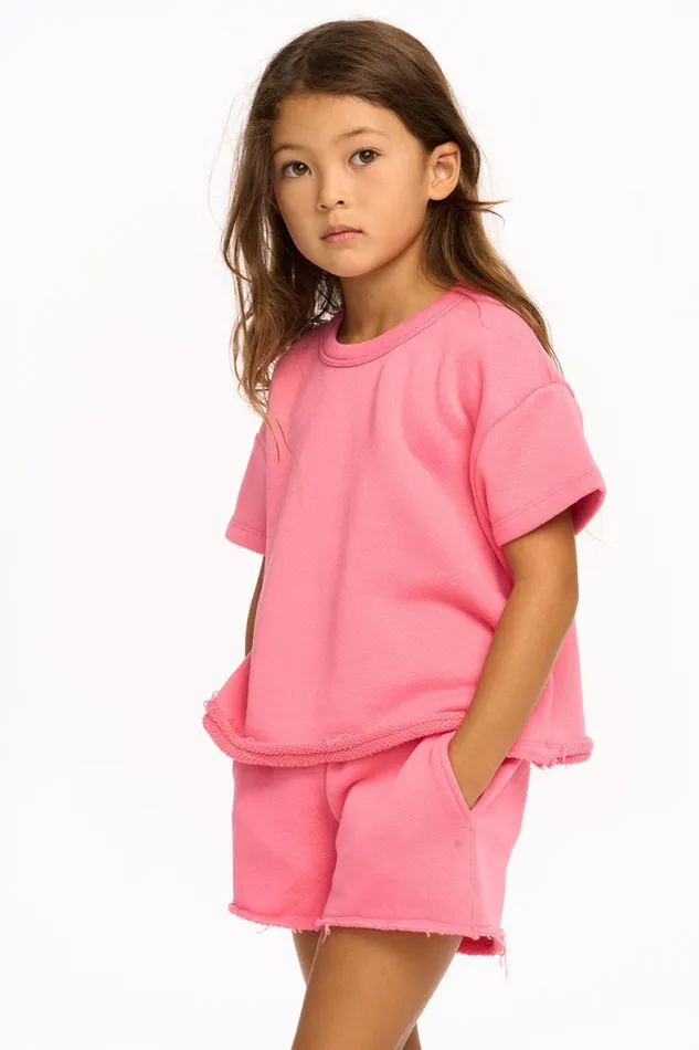 Kids Girls Chaser Brand Piper Pullover 8211 Pink Lemonade