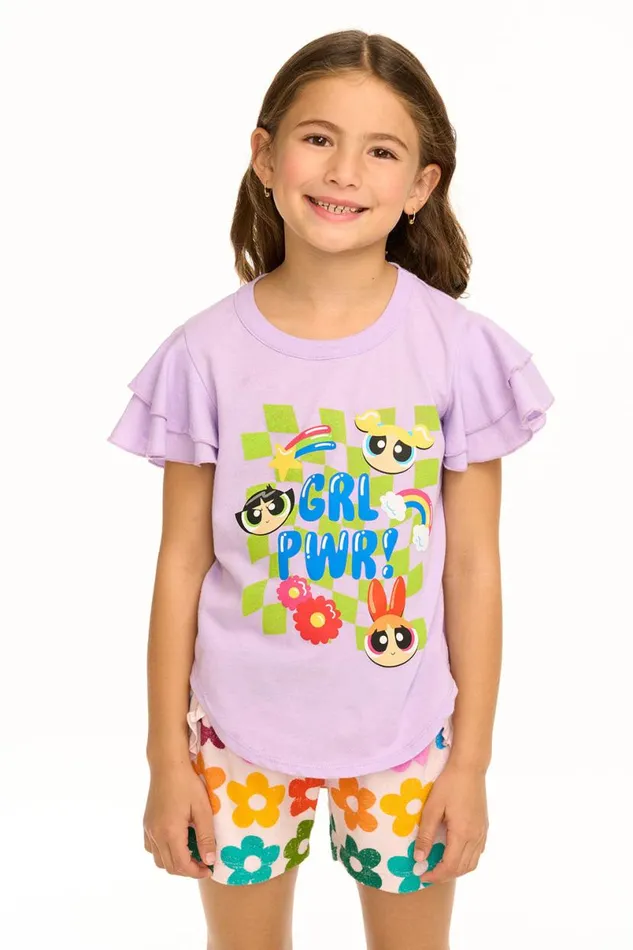 Kids Girls Chaser Brand Rainbow Flower Shorts