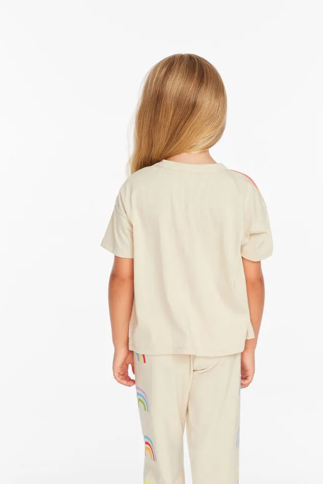 Kids Girls Chaser Brand Rainbow Girls Tee