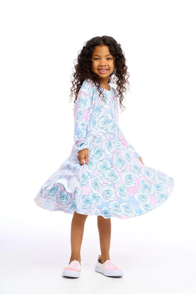 Kids Girls Chaser Brand Rose Tie Dye