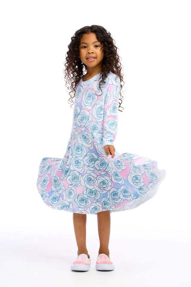 Kids Girls Chaser Brand Rose Tie Dye