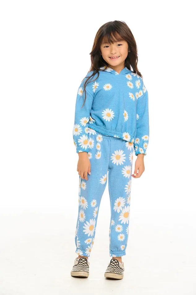 Kids Girls Chaser Brand Shirred Easy Sweatpant